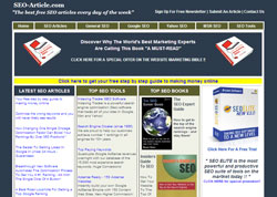 web site design for seo-article.com